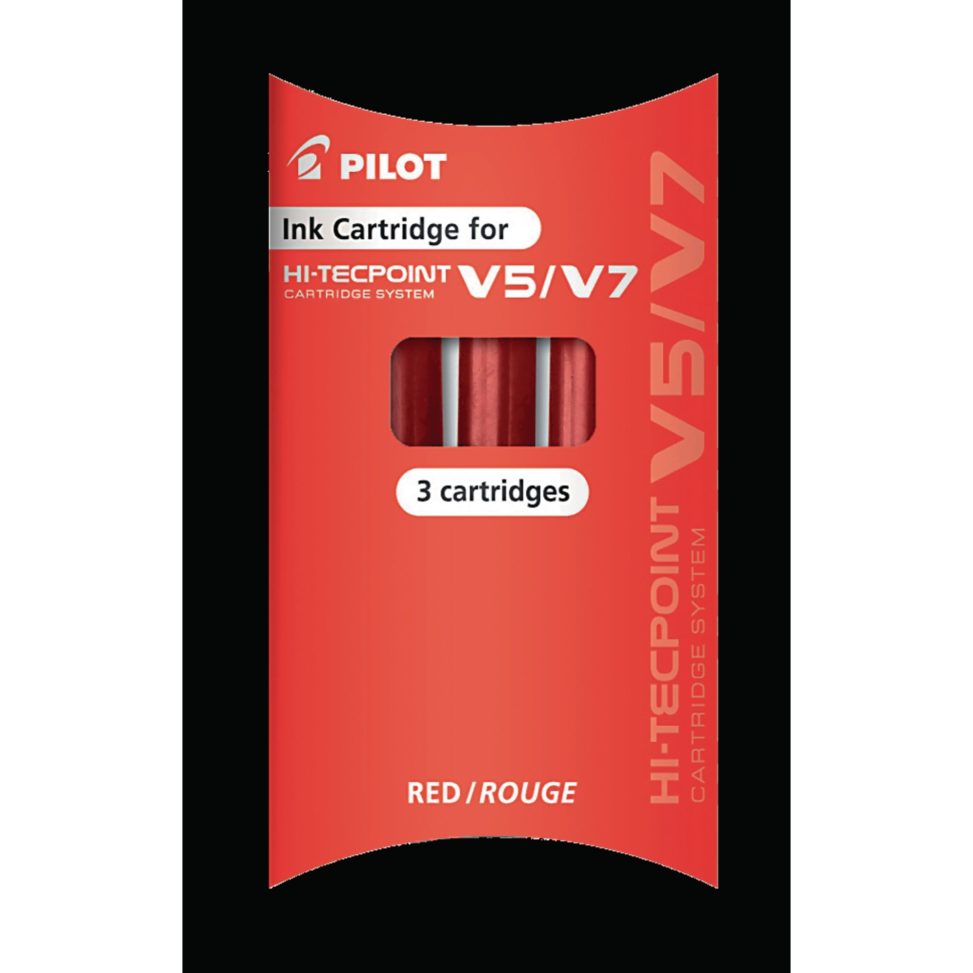 Pilot Hi-Tecpoint V5-V7 Cartridges - Red